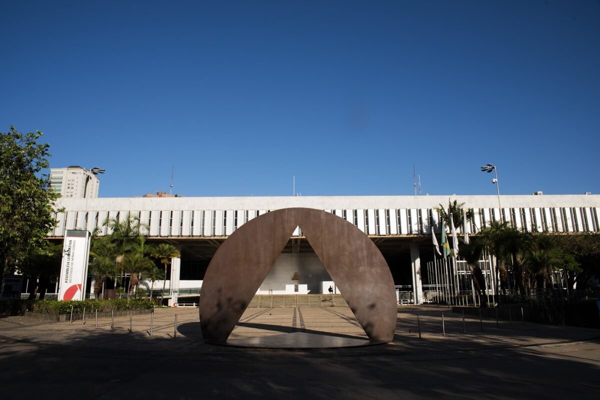 Hall das Bandeiras da Assembleia Legislativa de Minas Gerais