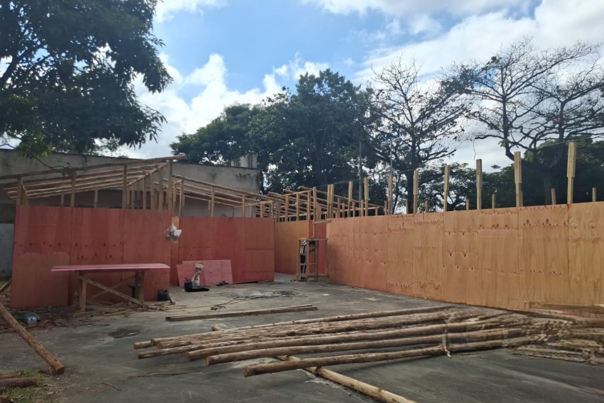 Canteiro de obras em Belo Horizonte