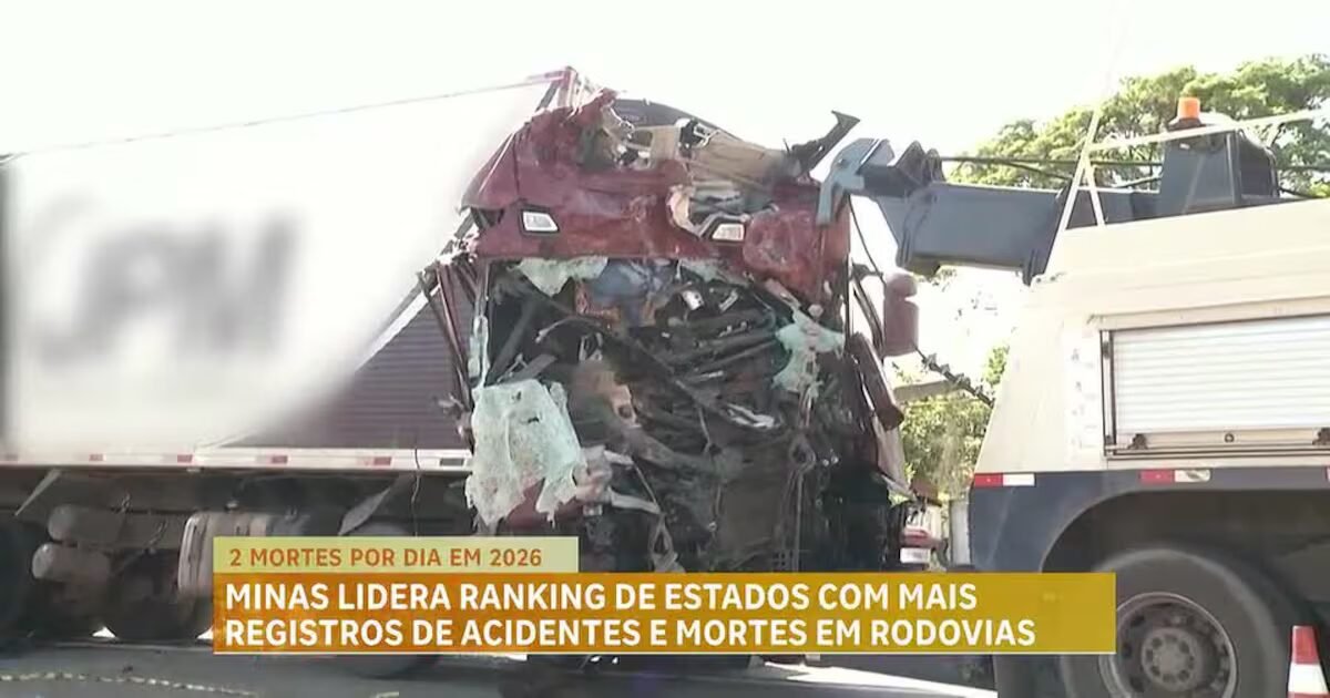 Minas Gerais lidera ranking de mortes em rodovias federais com 453 óbitos