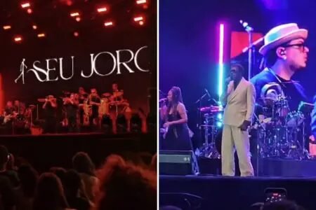 Seu Jorge faz show gratuito na Praça da Estação e declara amor por BH